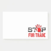 Stoppt den Handel Post-it Klebezettel (Vorderseite)