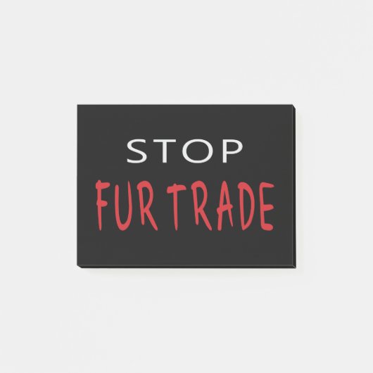 Stoppt den Handel Post-it Klebezettel (Vorderseite)