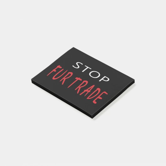 Stoppt den Handel Post-it Klebezettel (angewinkelt)