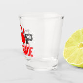 Stoppt den Handel Schnapsglas (Rechts)