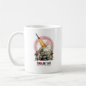 Stoppt den Krieg | #11 Klassischer Becher Kaffeetasse (Links)