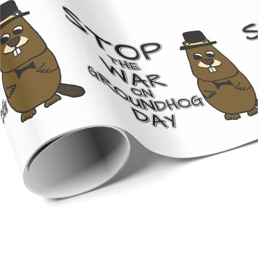 Stoppt den Krieg am Erdkundentag Geschenkpapier (Rolleneckpunkt)