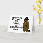 Stoppt den Krieg am Erdkundentag Karte (Gelbe Blume)