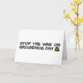 Stoppt den Krieg am Erdkundentag Karte (Gelbe Blume)