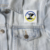 Stoppt den Krieg in der Ukraine Keuchhuhn Button (Beispiel)