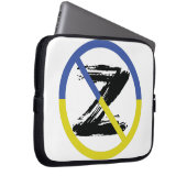 Stoppt den Krieg in der Ukraine Keuchhuhn Laptopschutzhülle (Vorne Rechts)