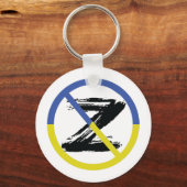 Stoppt den Krieg in der Ukraine Keuchhuhn Schlüsselanhänger (Vorderseite)