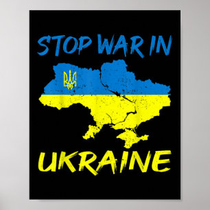 Stoppt den Krieg in der Ukraine Stoppt russische A Poster