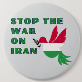 Stoppt den Krieg Knopf Button (Vorderseite)