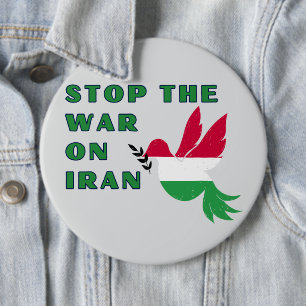 Stoppt den Krieg Knopf Button