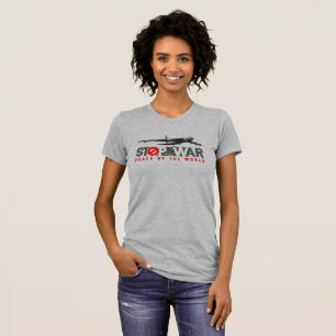 Stoppt Den Krieg (Leichtes Design)   Frauen Slim F T-Shirt