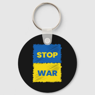 Stoppt den Krieg - Rettet die Ukraine - Stoppt den Schlüsselanhänger