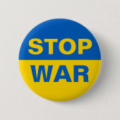Stoppt den Krieg Ukraine Button (Vorderseite)