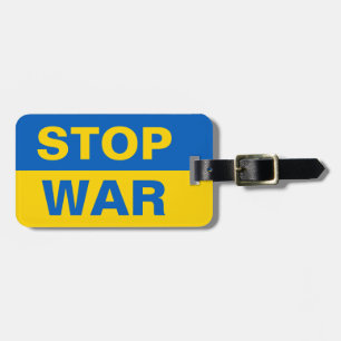 Stoppt den Krieg Ukraine Gepäckanhänger