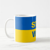 Stoppt den Krieg Ukraine Kaffeetasse (Links)