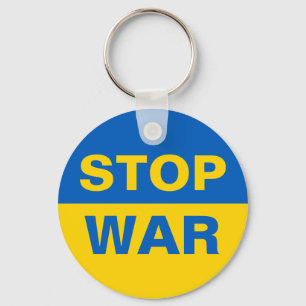 Stoppt den Krieg Ukraine Schlüsselanhänger