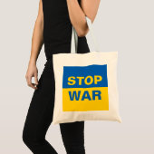 Stoppt den Krieg Ukraine Tragetasche (Vorderseite (Produkt))