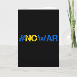 Stoppt den Krieg Unterstützt Ukraine T-Shirt #nowa Karte