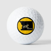 Stoppt den Madness Golf Ball (Vorderseite)