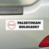 Stoppt den palästinensischen Holocaust-Aufkleber F Autoaufkleber (Auf Auto)