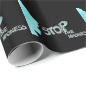 Stoppt den Wahnsinn Geschenkpapier (Rolleneckpunkt)