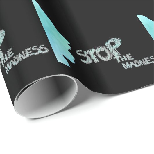 Stoppt den Wahnsinn Geschenkpapier (Rolleneckpunkt)