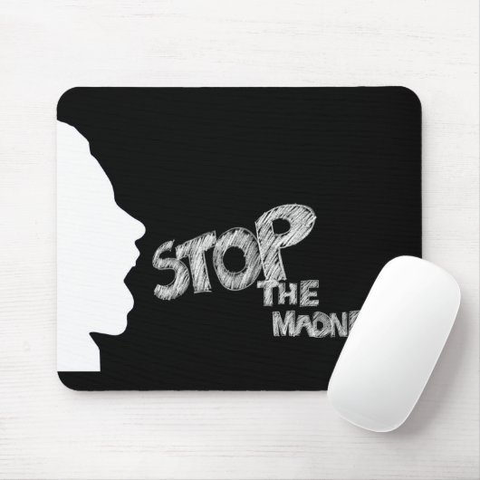 Stoppt den Wahnsinn Mousepad (Mit Mouse)