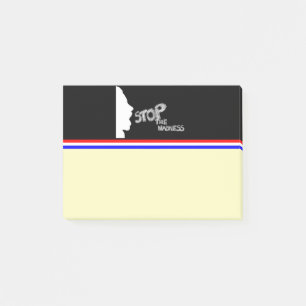 Stoppt den Wahnsinn Post-it Klebezettel