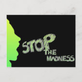 Stoppt den Wahnsinn Postkarte (Vorderseite)