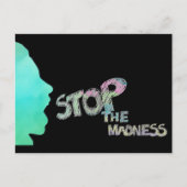 Stoppt den Wahnsinn Postkarte (Vorderseite)