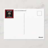 Stoppt den Wahnsinn Postkarte (Rückseite)