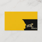 Stoppt den Wahnsinn Visitenkarte (Vorderseite)