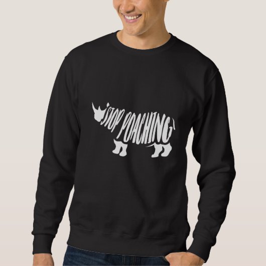 Stoppt den Wildtiergesetzgeber Sweatshirt (Vorderseite)