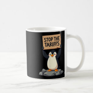 Stoppt den Zöllen-Antitarif-Pinguin-Stopp Kaffeetasse