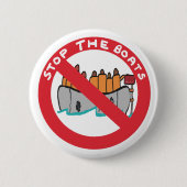 Stoppt die Boote Button (Vorderseite)