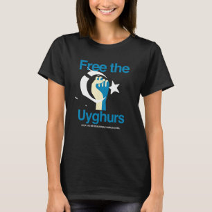 Stoppt die China. Befreien Sie die Uiguren T-Shirt