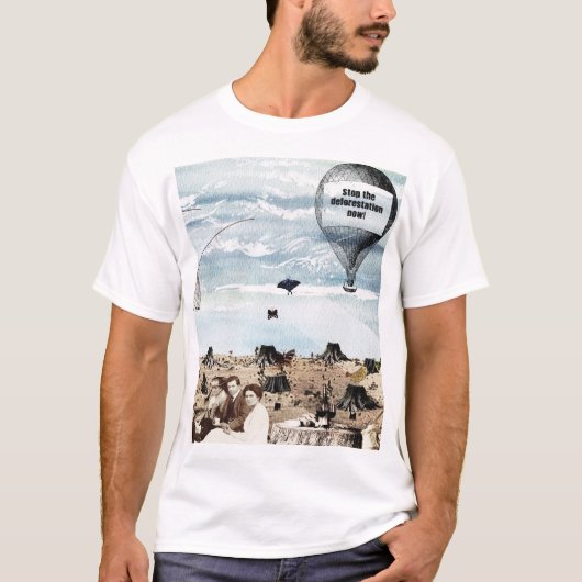 Stoppt die Entwaldung T-Shirt (Vorderseite)