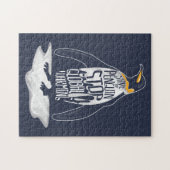 Stoppt die globale Erwärmung Rette die Meerestiere Puzzle (Horizontal)