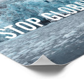 Stoppt die globale Erwärmung - Schmelzwasser | Pos Poster (Ecke)