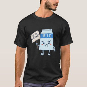 Stoppt die Intoleranz Milch-Karton Laktoseintolera T-Shirt