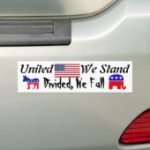 Stoppt die politische Kluft - wir sind alle Amerik Autoaufkleber (Auf Auto)