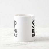 Stoppt die Schuld an den Millennials Kaffeetasse (Mittel)