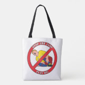 STOPPT DIE SCHUMMELEI TASCHE (Rückseite)