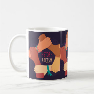 Stoppt die Tasse des Rassismus