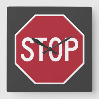 Stoppt die Uhr am Sign Square