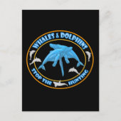 Stoppt die Waljagd Postkarte (Vorderseite)