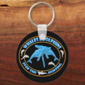 Stoppt die Waljagd Schlüsselanhänger (Vorderseite)