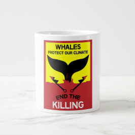 Stoppt die Waljagd | Verbot des Schutzes der Meere Jumbo-Tasse
