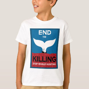 Stoppt die Waljagd Verbot des Schutzes der Meere T-Shirt
