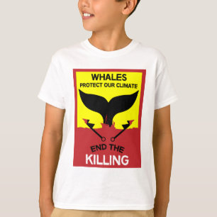 Stoppt die Waljagd Verbot des Schutzes der Meere T-Shirt